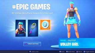 The New VOLLEY GIRL Skin in Fortnite..