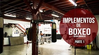 Implementos de boxeo en un GIMNASIO I