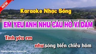 Em yêu anh như câu hò ví dặm karaoke - karaoke em yeu anh nhu cau ho vi dam