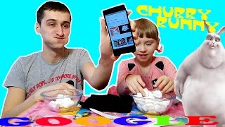 ПУХЛЫЙ КРОЛИК ЧЕЛЛЕНДЖ окей, гугл! CHUBBY BUNNY challenge ok, google