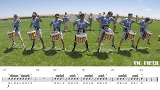 2018 Blue Knights Snares - LEARN THE MUSIC to "Fall and Rise"