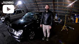Обзор Mercedes-Benz W211 E350 4matic из Японии в разбор.