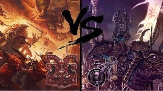 Slaneesh vs Khorne - Warriors of Chaos Epic Civil War | Ultimate Chaos & Total War: Warhammer