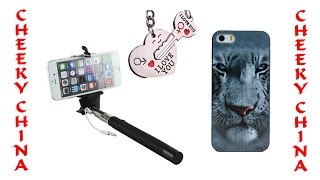 Монопод с встроенноей кнопкой / брелок / чехол iPhone 5 / посылки из Китая / AliExpress
