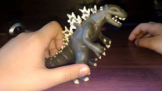 Годзилла 1954 из пластилина. Godzilla 1954 from plasticine.