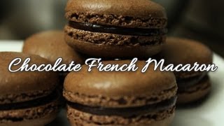Chocolate French Macaron