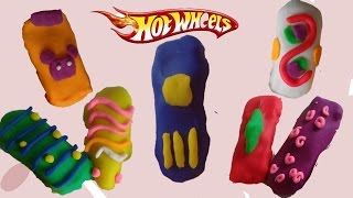 Машинки Hot Wheels спряталиcь в пластилин Play Doh hot wheels сагs 汽车