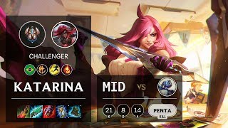 Katarina Mid vs Fizz - BR Challenger Patch 10.3