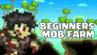 Terraria - Simple but Effective AFK Mob Farm - Beginners Guide