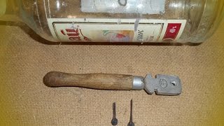 Как просверлить стекло/Сверло из стеклореза для сверления стекла своими руками✔