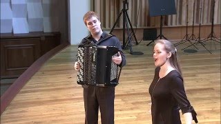 РНП "Волга-реченька" Ирина Корчуганова , баян - Никита Граблёв