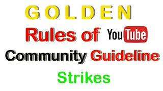 Community Strike YouTube Prevention 2019 & Community Strike  Appeal process 2019