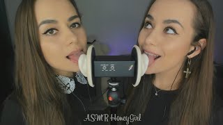 АСМР Двойные звуки рта | Licking Ear ? | Для мурашек и Расслабления