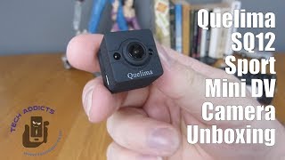 Quelima SQ12 Sport Mini DV Camera Unboxing