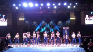 Blue Bomber Cheer & Dance Team Cheer Extravaganza performance