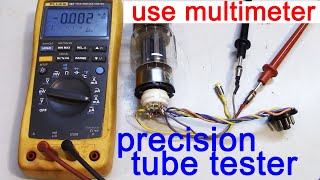 how to test tubes with your multimeter KT88 EL34 6L6 for tube amplifier