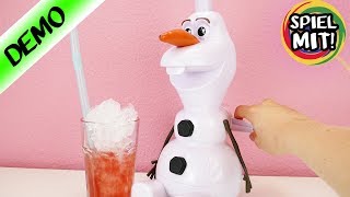 ICE Slush selber machen mit FROZEN OLAF Eismaschine | Eiskönigin Eis für Kinder | Olaf im Sommer