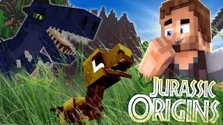 Jurassic World Origins #10 "BABY T-REX!" (Dinosaur Mod Minecraft Roleplay)