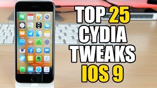 Top 25 Cydia Tweaks - iOS 9 Jailbreak [Pangu9]