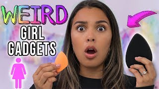 Beauty Busters: Poop or Woop? WEIRD GIRL GADGETS!