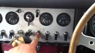 1963 E type jaguar 1st start up (from the key) in 35 years