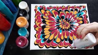 Акриловая заливка-точечная техника. Замес краски с клеем ПВА. AcrylicFluidPouring.FluidArt.