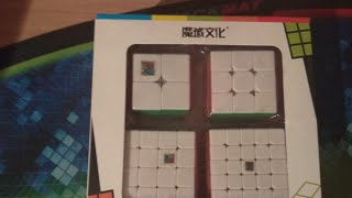 Распаковка MoYu Cubing Classroom WCA SET 2x2-5x5 и другое