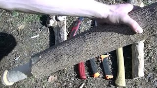 Убойный батонинг, новая колотушка, Ganzo, Mora, Victorinox.