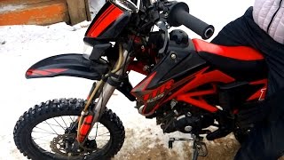 Irbis TTR 125. Карбюратор сток, до замены на Mikuni VM 22