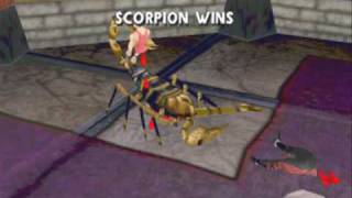 Mortal Kombat 4 playthrough with scorpion PC version 1/2
