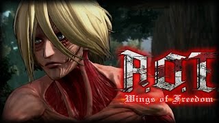 FIGHTING AND CAPTURING THE FEMALE TITAN !! - Attack on Titan : Wings of Freedom #14