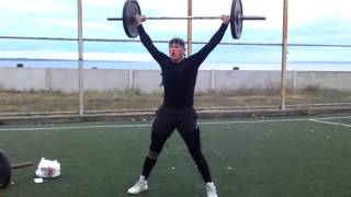 Кроссфит ВОД 3 OHS + 15 DU, 7 min AMRAP