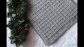 Плед детский спицами