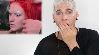 HAIRDRESSER REACTS TO AMERICAS NEXT TOP MODEL MAKEOVERS PART 1! | bradmondo