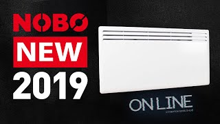 Онлайн обзор нового дизайна панели Nobo - конвектор 2019 года выпуска.