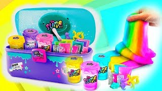 ФАБРИКА ЛИЗУНОВ распаковка Игрушка делать слаймы DIY Slime case Factory Playset Toy