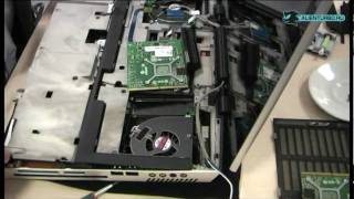 Alienware M17x. Разбор и смена процессора.