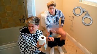 24 HOURS TWINS HANDCUFFED