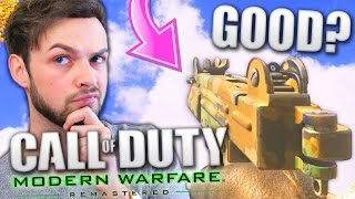 ONE OF THE BEST GUNS? - (Modern Warfare Remastered LIVE w/ Ali-A)