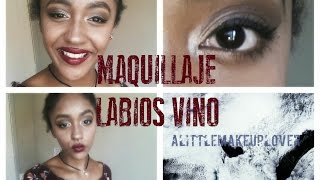 Maquilaje tonos VINO especial san valentín♡ -alittlemakeuplover