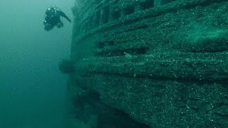 Eber Ward Shipwreck, Straits of Mackinac -May 4, 2019.