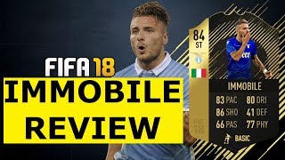 FIFA 18 INFORM IMMOBILE PLAYER REVIEW! 84 IF CIRO IMMOBILE REVIEW! ULTIMATE TEAM