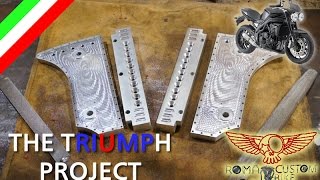Special fai da te Cafe Racer Triumph Speed Triple - ep23p2 - Parti moto cnc - Roma Custom Bike