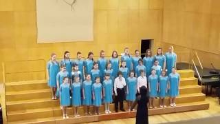 Хор "Созвучие" МГДМШ им. Гнесиных  Т. Морли Мадригал "Though Philomela los her love"