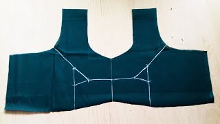 blouse cutting and stitching full explanation in tamil | easy method to blouse cutting and stitching