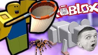 СИМУЛЯТОР квадратной МЫШИ и других питомцев в ROBLOX Совершаем побег Веселая мульт игра от FFGTV