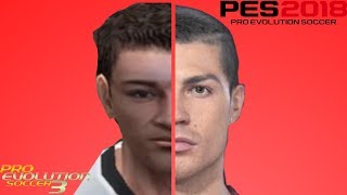 CRISTIANO RONALDO FACE EVOLUTION FROM PES 3 TO PES 2018