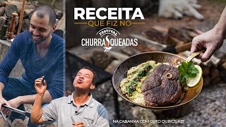 RECEITA EVENTO CHURRASQUEADAS - Polenta Rústica com queijo de cabra e Pesto de Rúcula| NCGQ #37
