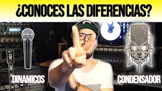 Tipos de MICRÓFONOS | DINÁMICOS Y CONDENSADORES | El Capitán estudio
