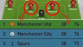 COULD VIDIC AND FERDINAND FINALLY WIN MANCHESTER UNITED THE LEAGUE AGAIN?!?! (FIFA EXPERIMENT)